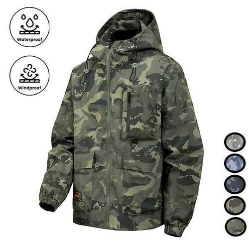 V 61775 Men's Camouflage Hooded Jacket 连帽外套