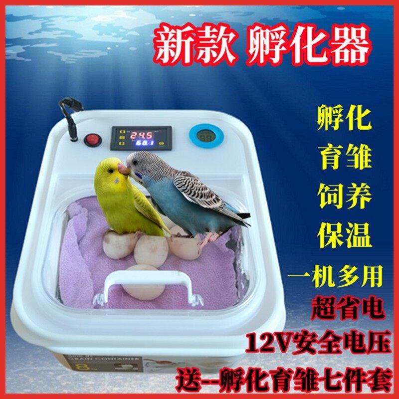 孵化器水床小型家用孵蛋器芦丁鸡鹦鹉孵化箱全自动智能恒温孵化机