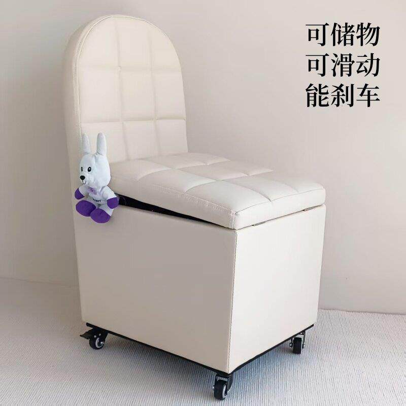 家用书桌椅电脑椅学生办公椅滑轮旋转储物收纳靠背椅客厅沙发椅子