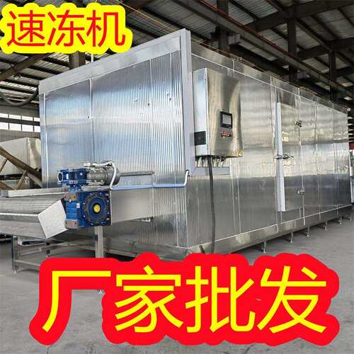 预制菜速冻机 牛丸快速冷冻设备 大型隧道速冻机一台也