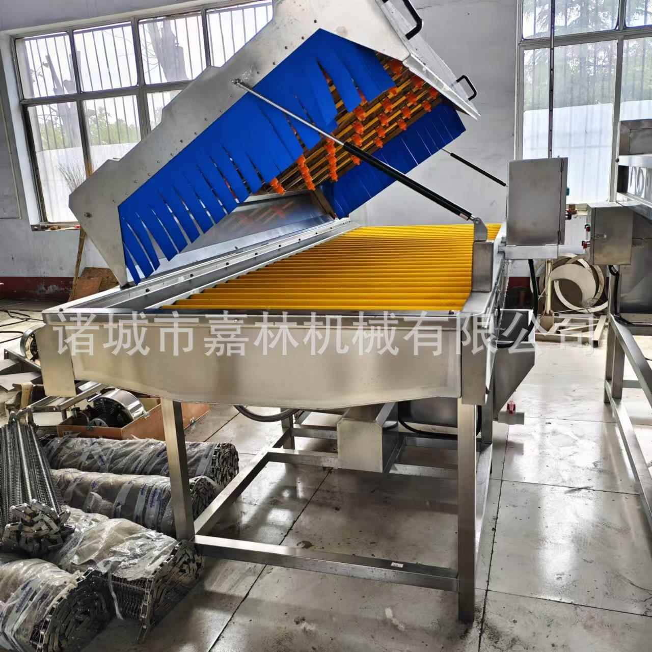 果蔬清洗机毛辊清洗机土豆洋芋葡萄自动清洗厨房果蔬清洗机