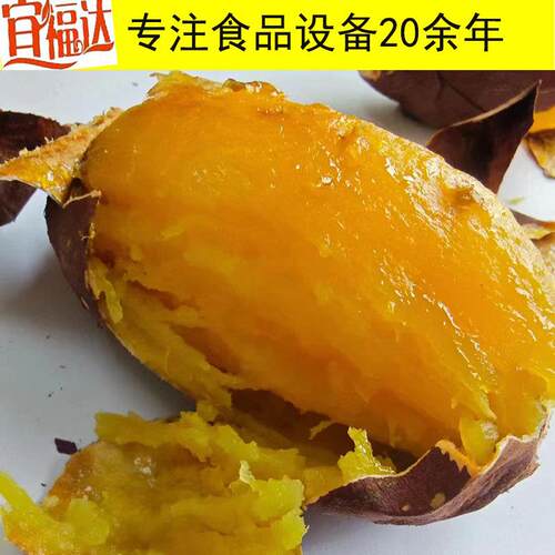 每小时1000斤的电加热地瓜烘烤机24小时连续生产节能高效冰薯
