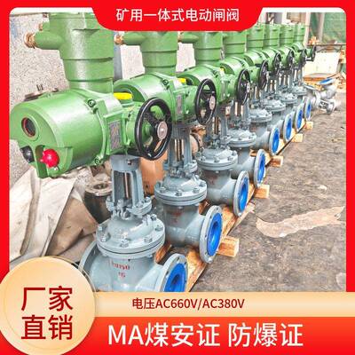 矿用防爆电动闸阀 ZB45-24隔爆型阀门电动装置DN250/PN100