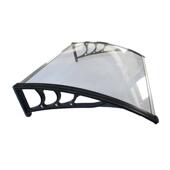 静音透明雨棚阳台窗户庭院门遮阳棚多肉防雨PC耐力板雨篷欧式 雨搭