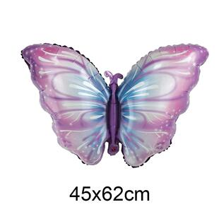 Girl Balloon Butterfly Flo Party Supplies Birthday Colourful
