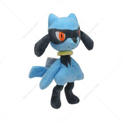 16-31cm Pokemon Standing Lucario Shiny Plush Doll Cute Mega