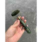 高档玉石美猬容器 刺激棒按摩棒容刺玉美滚轮 面部手指