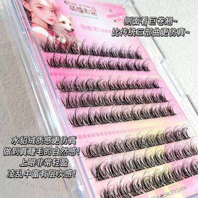 Natural Eyelash Clusters DIY Manga Lashes Soft False Eyelash