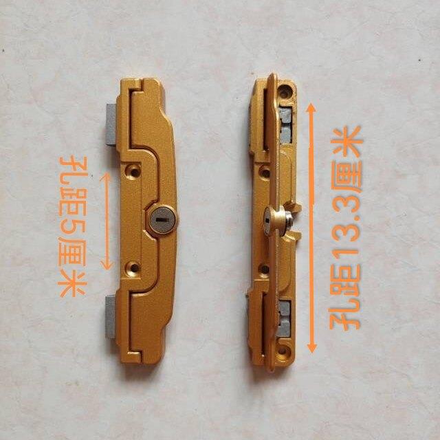 金刚网纱窗锁老式窗锁锌合金锁具拉手锁带钥匙碰锁金刚网窗用配件