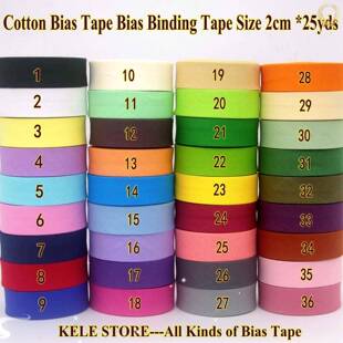 Cotton Bias size shipping binding 100% bias Free tape