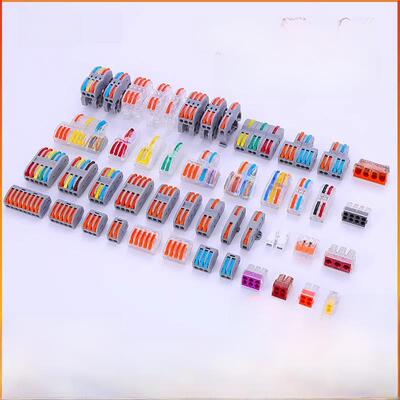 Pct快速端子块推式分配器多功能线连接器拼接分配器