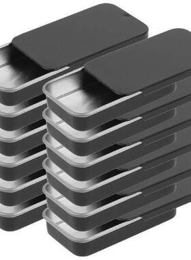 12 Pcs Slide Tin Box Muffin Tins Practical Iron Boxes Small