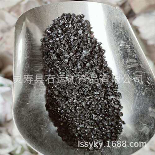 供应石榴石滤料污水处理石榴石净水滤料锰铁石矿砂