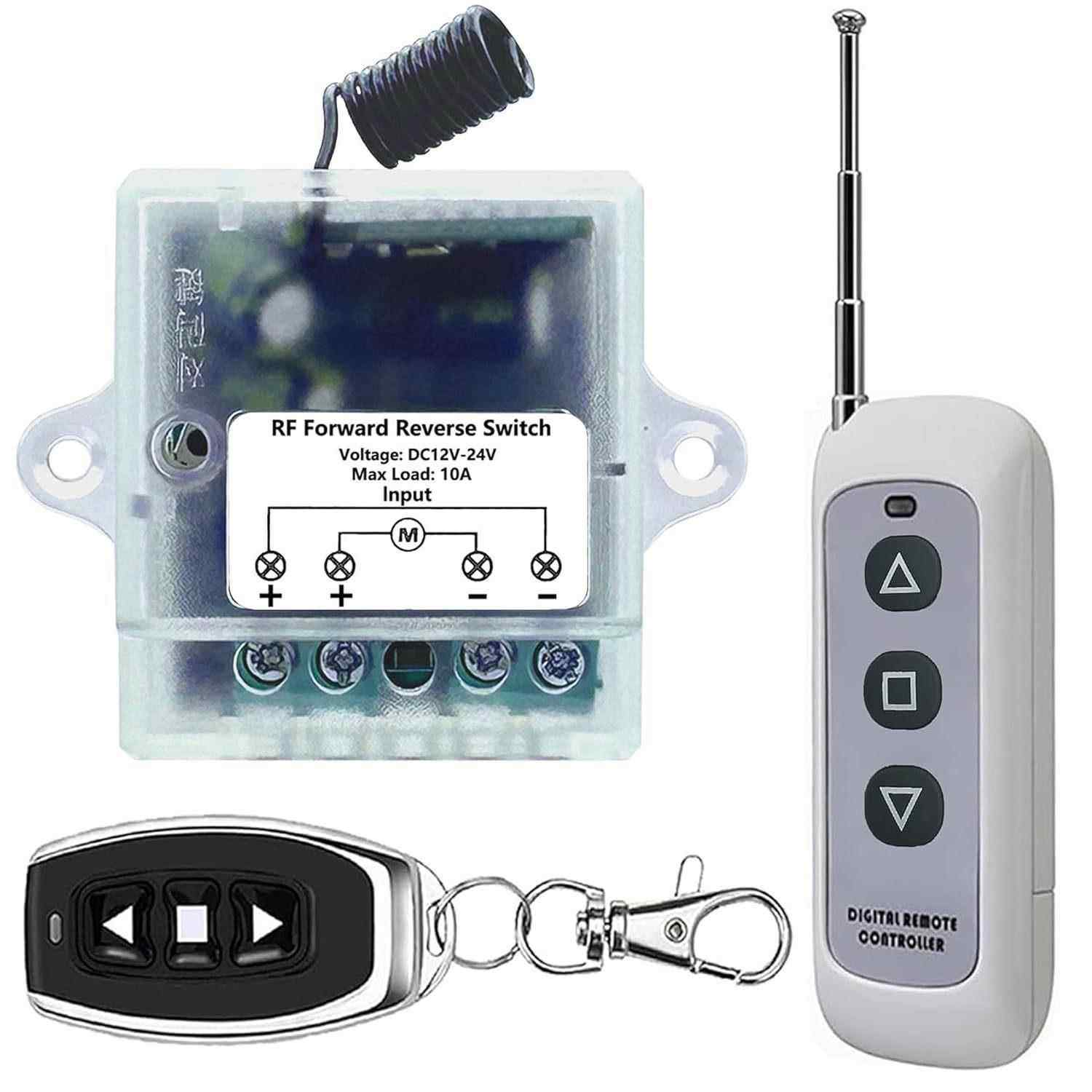 Forward Reverse Remote Control Switch,DC12V-24V 10A Remote C