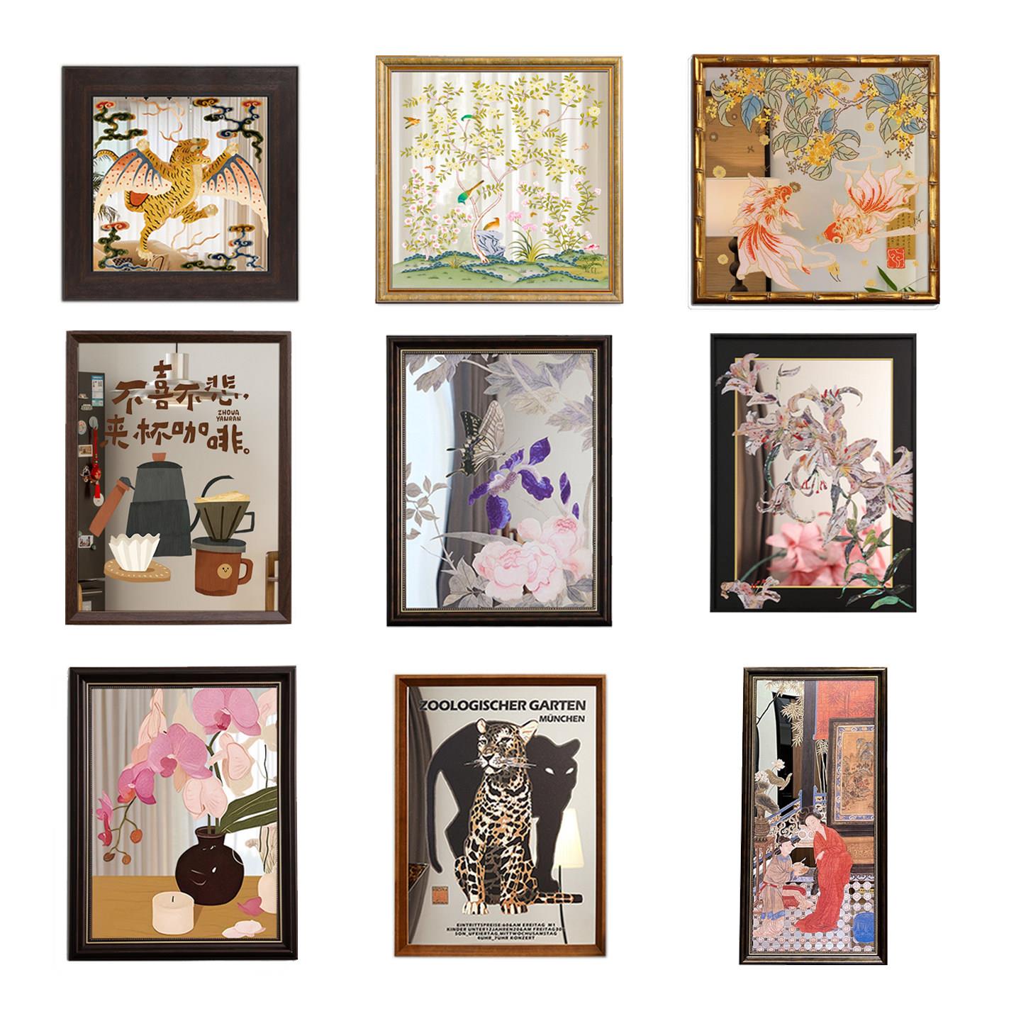 《清仓特惠》SINGO法式中古装饰画复古质感好客厅饭厅挂画