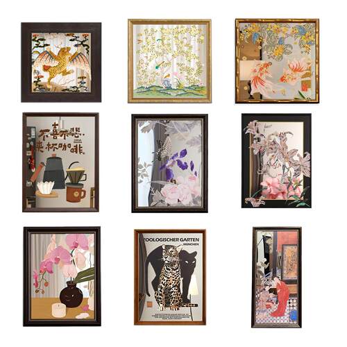 《清仓特惠》SINGO法式中古装饰画复古质感好客厅饭厅挂画