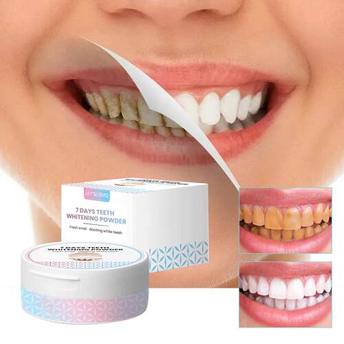 Jaysuing 7-Day Teeth Whitening Powder - Cleans and Refreshes