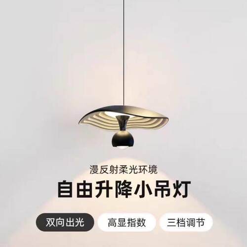 2024新款饭厅卧室床头吊灯现代升降书房客厅玄关吧台高级感吊线