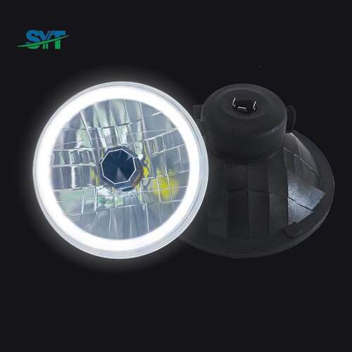 SY6014D7英寸半封闭圆形灯芯7寸圆灯带LED天使眼光圈老爷车灯大灯