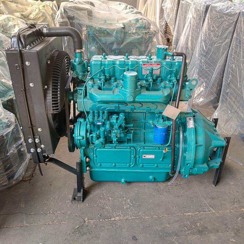 潍坊ZH4102Y4柴油发动机配130变速箱140离合器装载机用4102柴油机