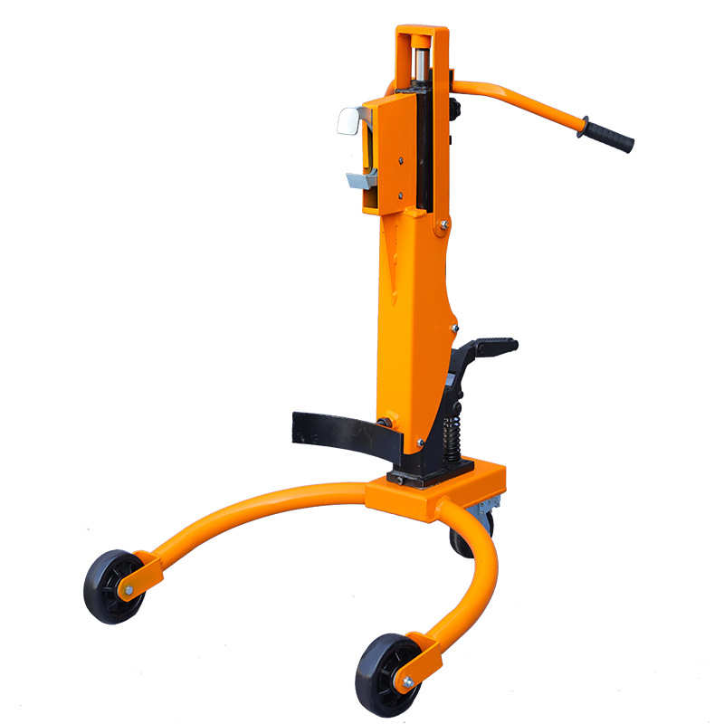 咬嘴手动液压油桶搬运车圆桶铁桶塑料桶液压叉车装卸车手推车