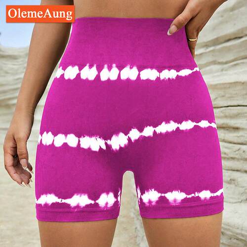 High waisted yoga shorts for women, running, fitness,