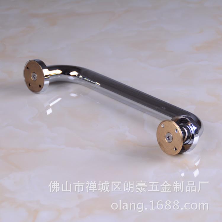 厂家直销铬色浴缸扶手 生产供应全铜扶手浴室扶手浴缸拉手