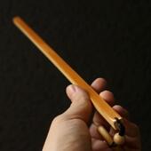 精品纯手工精磨天然十几年无节老玉竹教鞭直切竹制文玩戒尺手棍子