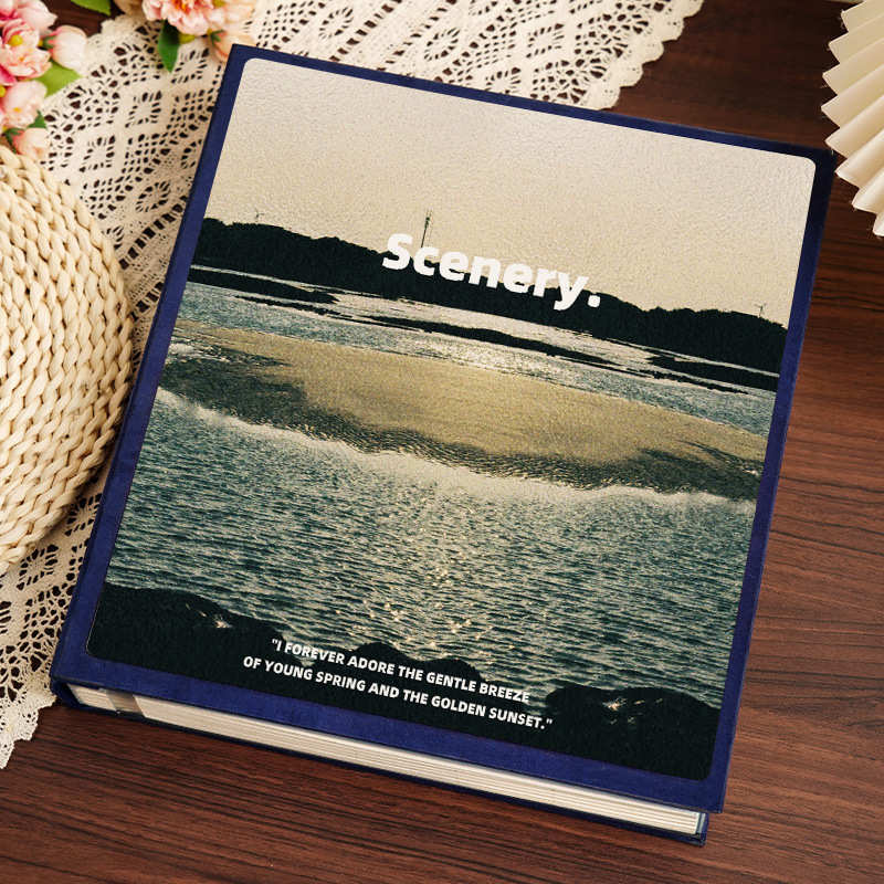 尺寸照片寸5毕业相册收纳旅行式覆膜记录寸粘贴打印混合本6本相簿