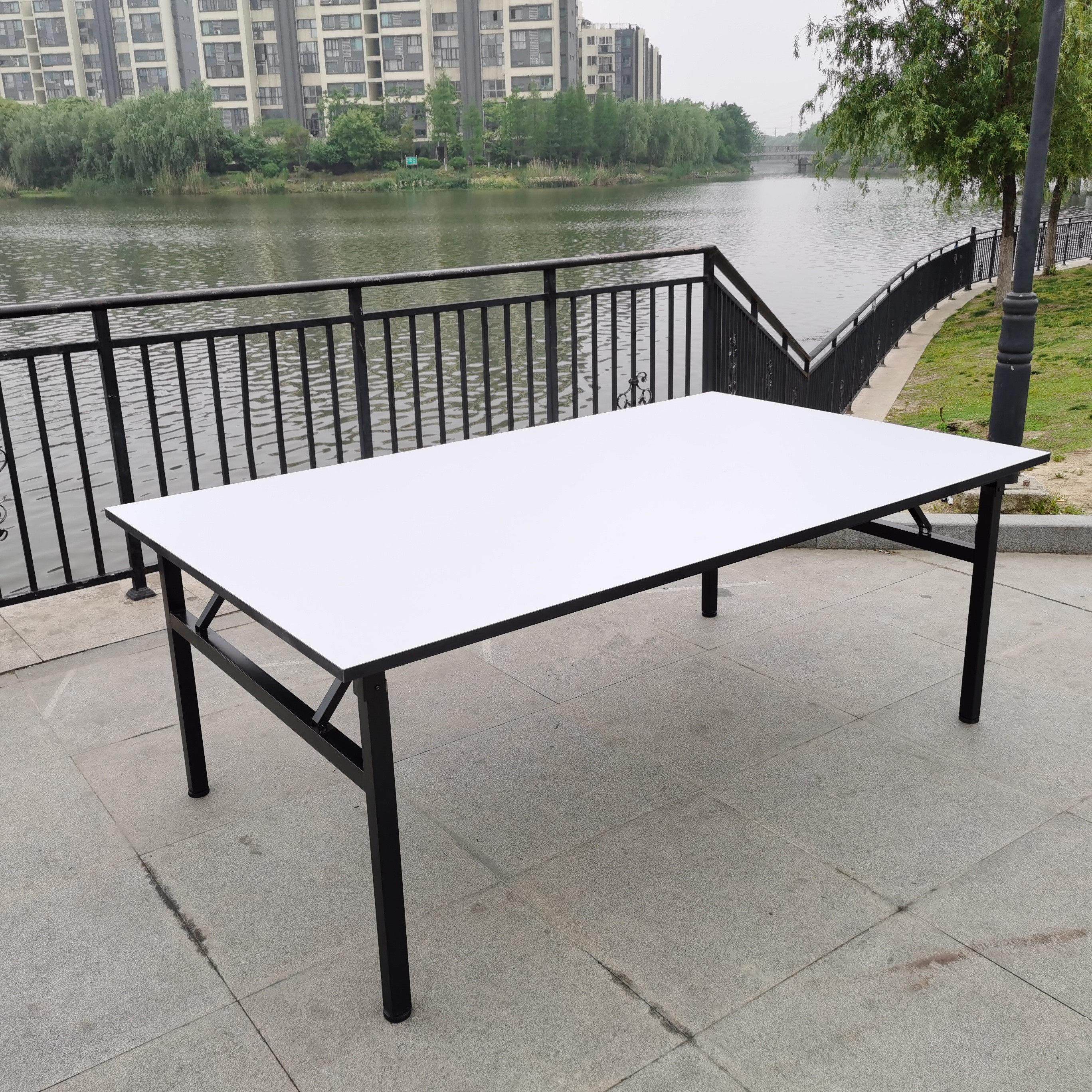 折叠工作台生产线流水线操作台裁剪打包维修台车间服装检验台桌子