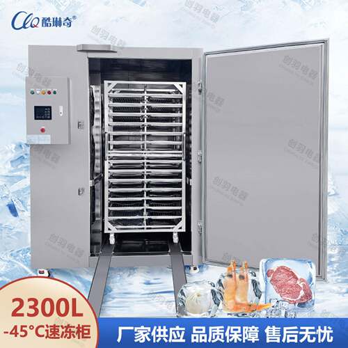 厂家直销零下45度低温速冻柜海鲜速冻柜饺子面包薯条保鲜冷藏柜