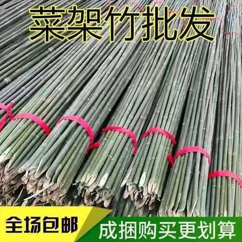 竹竿小竹杆菜园搭架子篱笆栅栏菜旗杆阳台植物豆角黄瓜爬藤花架