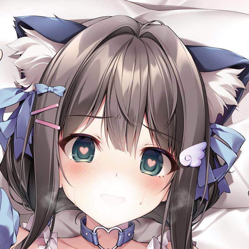 karory 猫耳女仆 星宫あまねち 兽耳娘二次元等身抱枕套