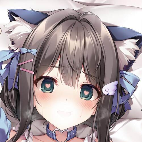 karory 猫耳女仆 星宫あまねち 兽耳娘二次元等身抱枕套