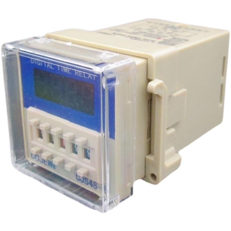 CJS48-K支持无源触点或NPN常开信号断开延时开关时间继电器定时器