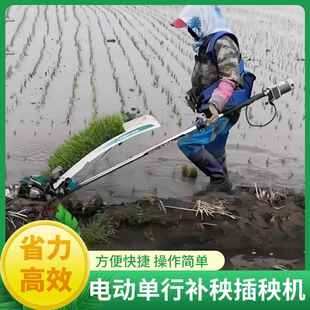 新型水稻插秧机小型农用轻便型家用手扶微型栽秧机插秧苗工具神器
