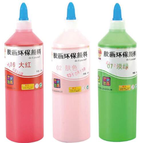 烤胶画油膏颜料500g瓶装全套25色可选3C质量认证厂家