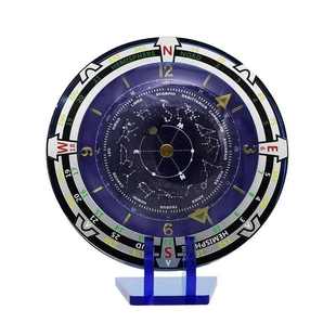 饰座钟简约静音个性 十二星座夜光星空台钟室内家用创意装 摆件