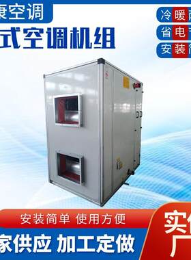吊顶式远程射流空调机组冬季夏季冷暖两用立式射流机组新风机组