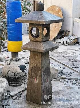 厂家仿古青石灯塔景区园林落地电石灯摆件价格优惠石雕石灯