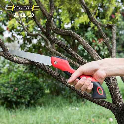 史拉力折叠工木锯工锯手OYM锯伐木锯园你林果树迷手家用锯