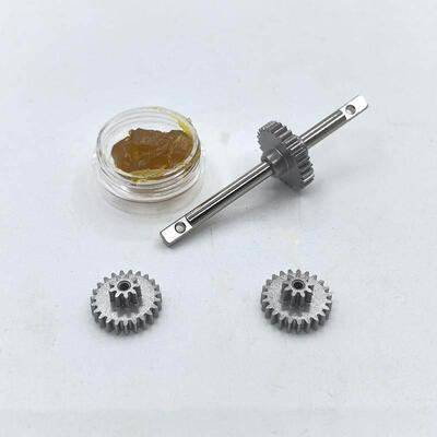 莽牛模型MN82S MN78 MN168 99S2波箱金属齿轮传动轴改装升级配件