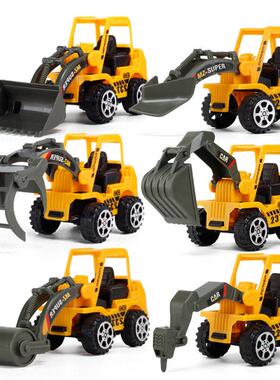 6 Styles /set Car toy Plastic Diecast Construction Engineeri