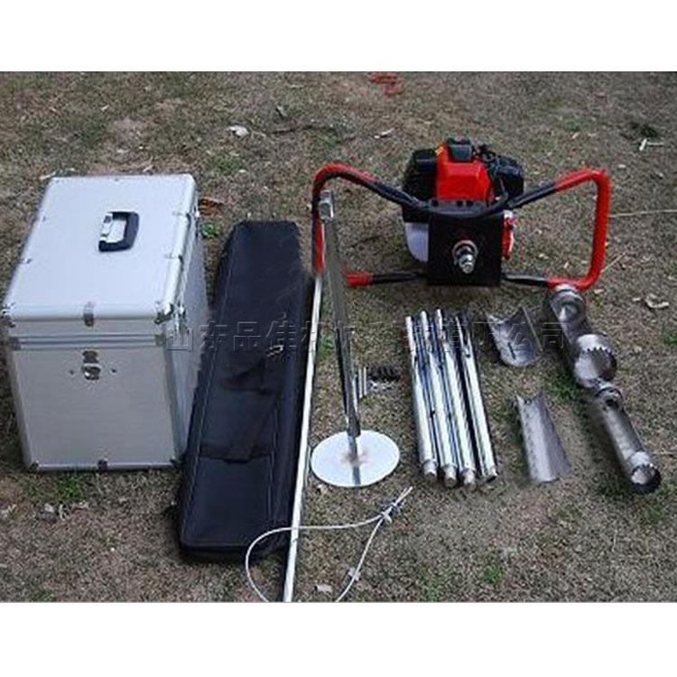 汽油动力土壤采样器 污泥土壤取样仪器 风冷单缸二程冲钻土机