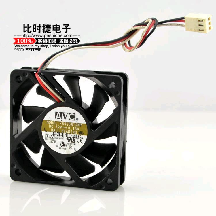 AVC 6015 6cm厘米12V 0.15A F6015B12MY 双滚珠静音机箱散热风扇