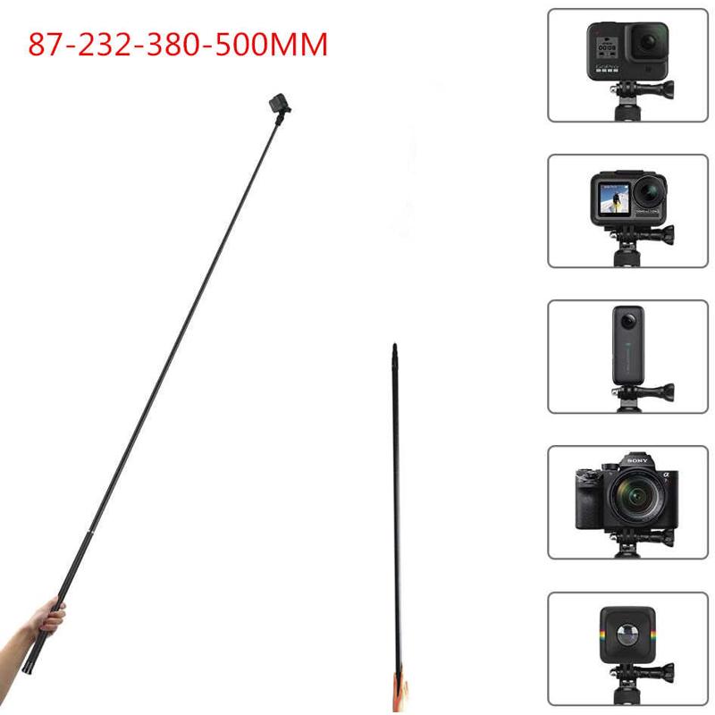 影石Insta360 GO3/X4/X3/ONEX2/RS 碳纤维5米超长可调隐形自拍杆
