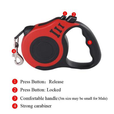 3m 5m Dog Leash for Small Dogs Cat Automatic Retractable Dur