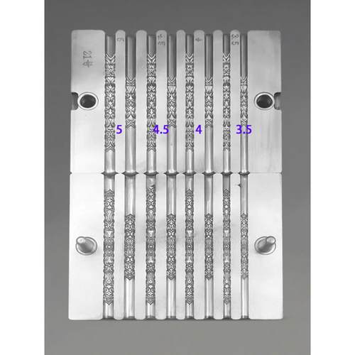 金银首饰模具猫爪南瓜头紫荆花卷草纹手镯模具优质钢模打金打银