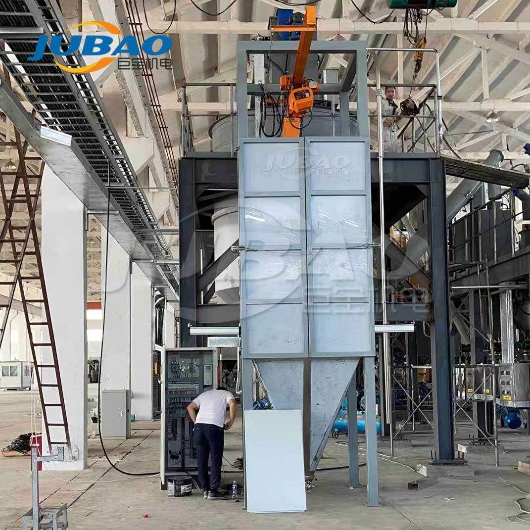 站密闭式带卸料包吨开吨 流袋包卸料袋拆定量吨自动包机助器