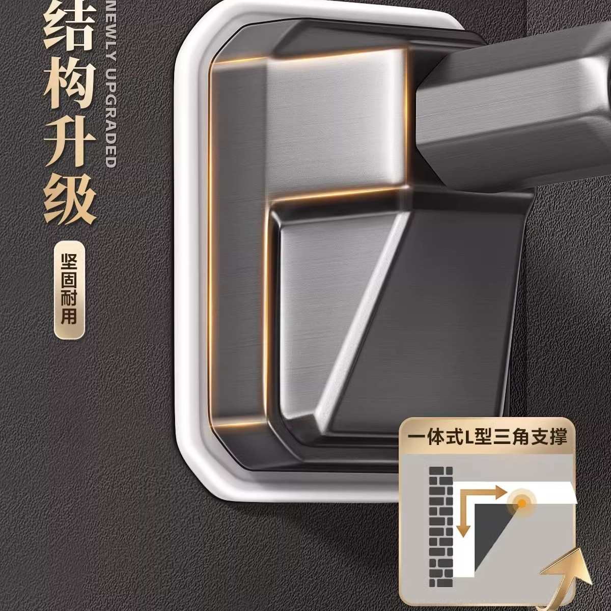 免打孔一键安装阳台晾衣杆衣柜杆伸缩晾衣杆卫生间收缩横杆晾衣架